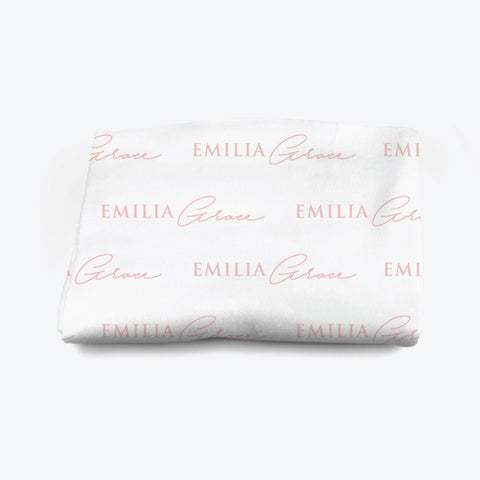 Emilia Grace Personalised Blanket