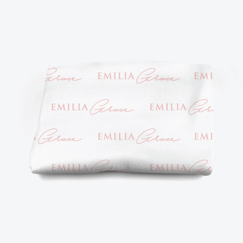Emilia Grace Personalised Blanket