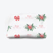 Christmas Bow Personalised Blanket