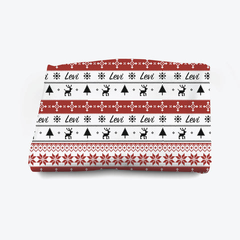 Christmas Cozy Personalised Blanket