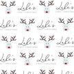 Christmas Reindeer Personalised Blanket