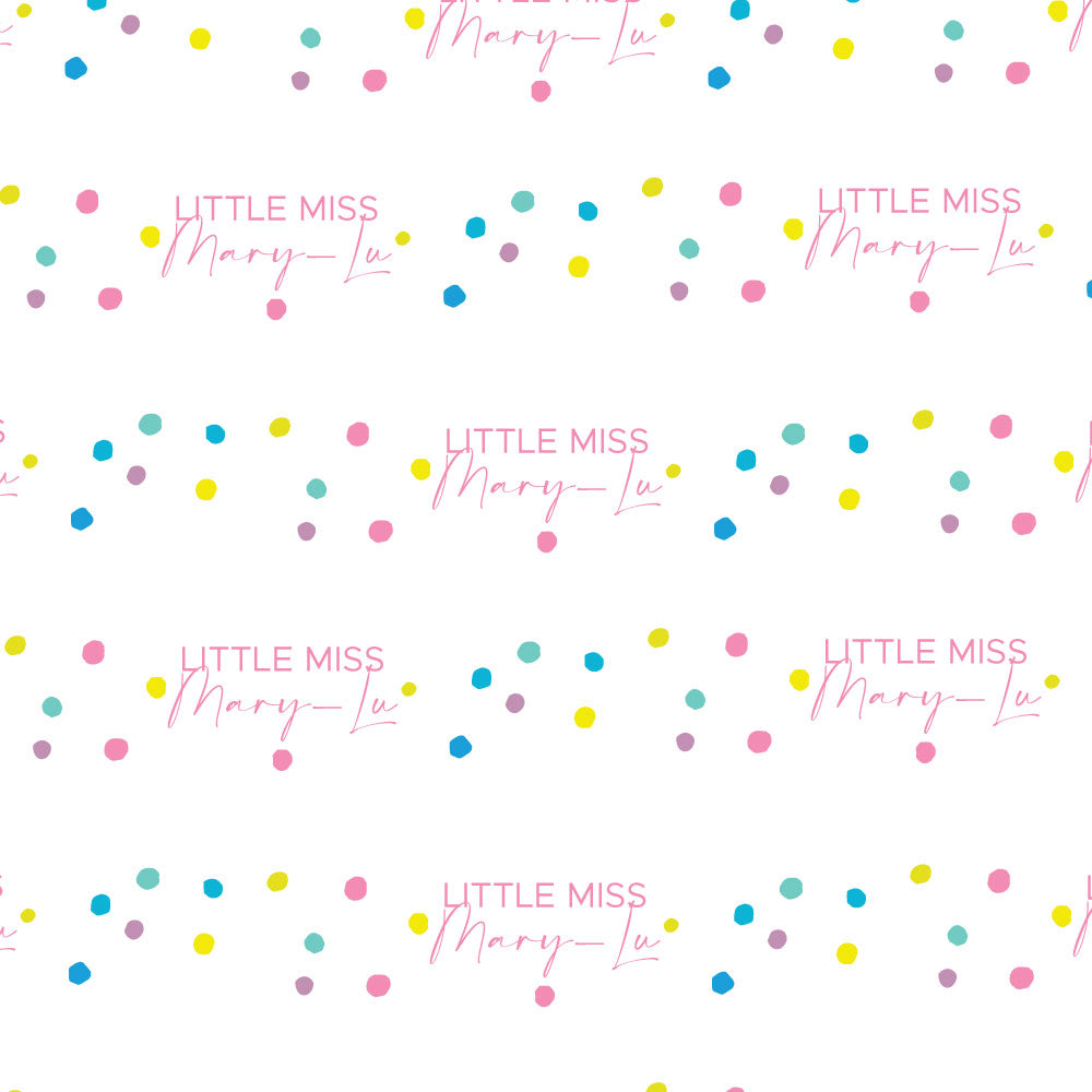 Little Miss Personalised Blanket