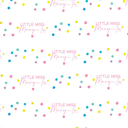 Little Miss Personalised Blanket