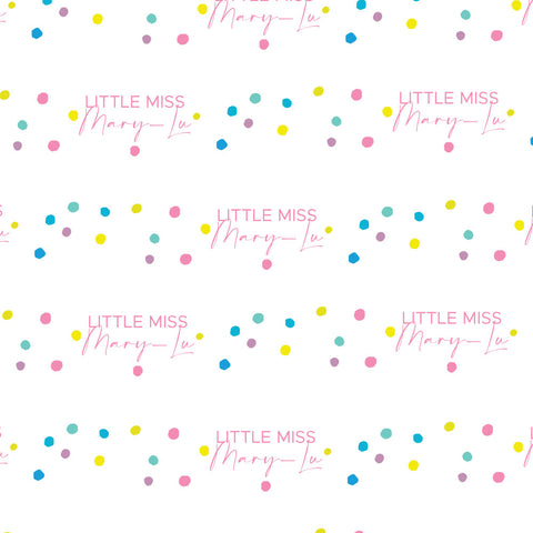 Little Miss Personalised Blanket
