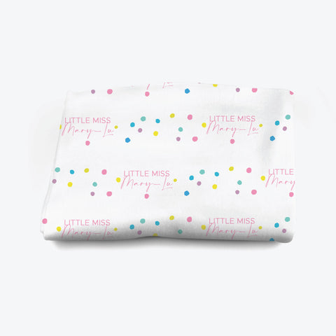 Little Miss Personalised Blanket