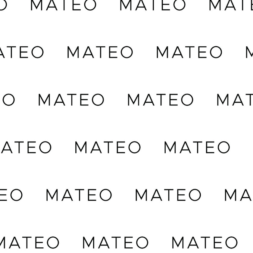 Mateo Personalised Blanket