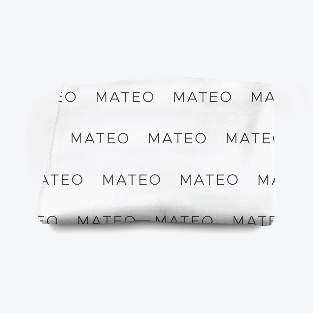Mateo Personalised Blanket