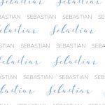 Sebastian Personalised Blanket